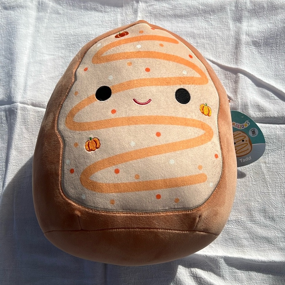 Squishmallows Tadd the Frosted Pumpkin Donut 11 inch NWT